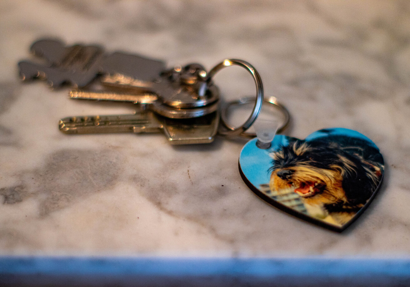 Llavero personalizable con forma de corazón - Imagen 3