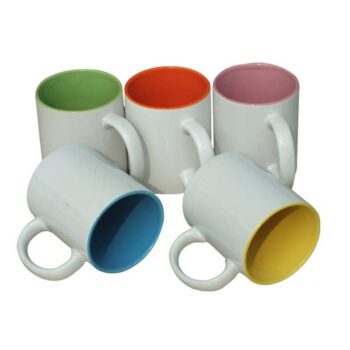 Tazas Personalizables con el interior de color