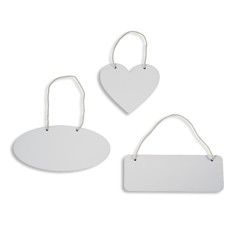 Cartel colgador de madera personalizable