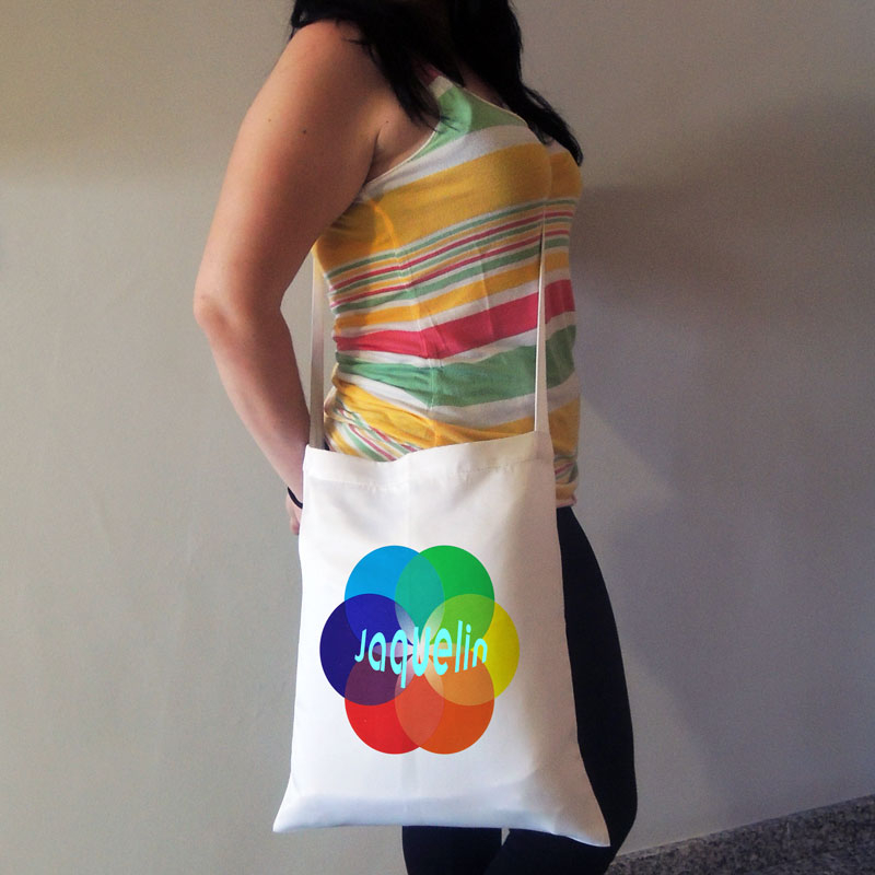 Bolsa tote asas largas sublimable