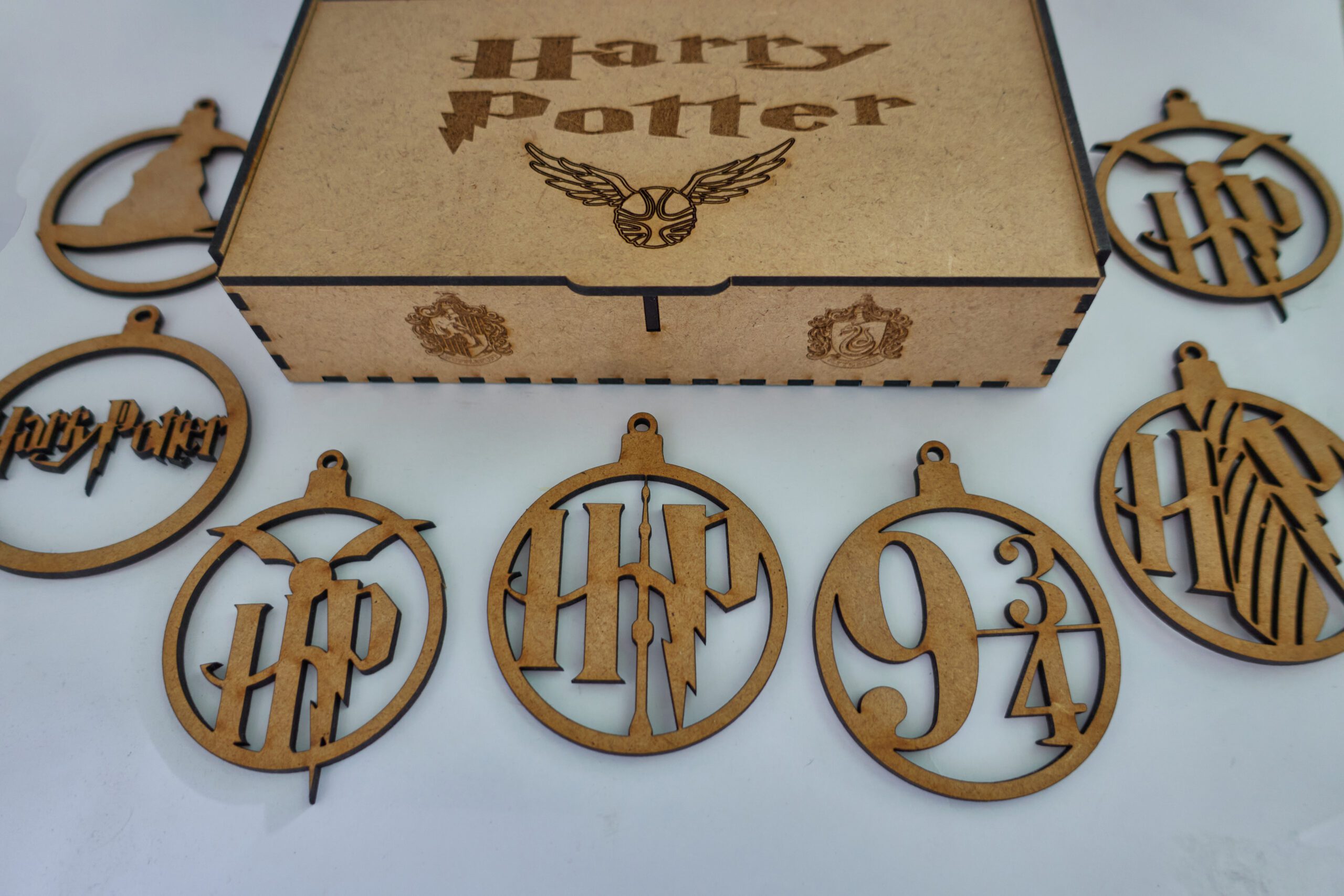 Caja con Bolas decorativas de Harry Potter - Imagen 4