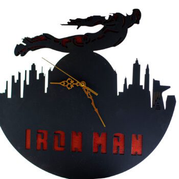 Relojes de pared temático de Iron Man