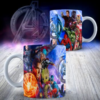 Tazas diseño temática de Infinity Wars