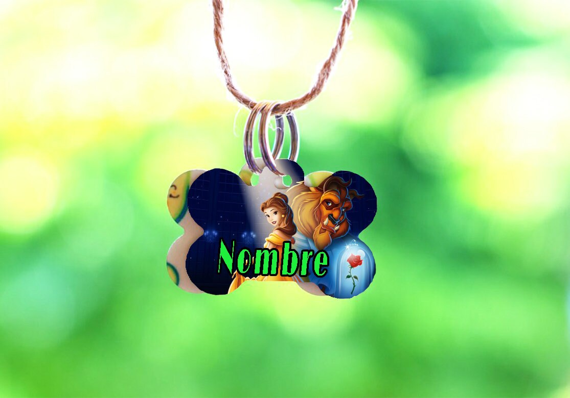 Chapas identificativas personalizadas para mascotas diseños Disney