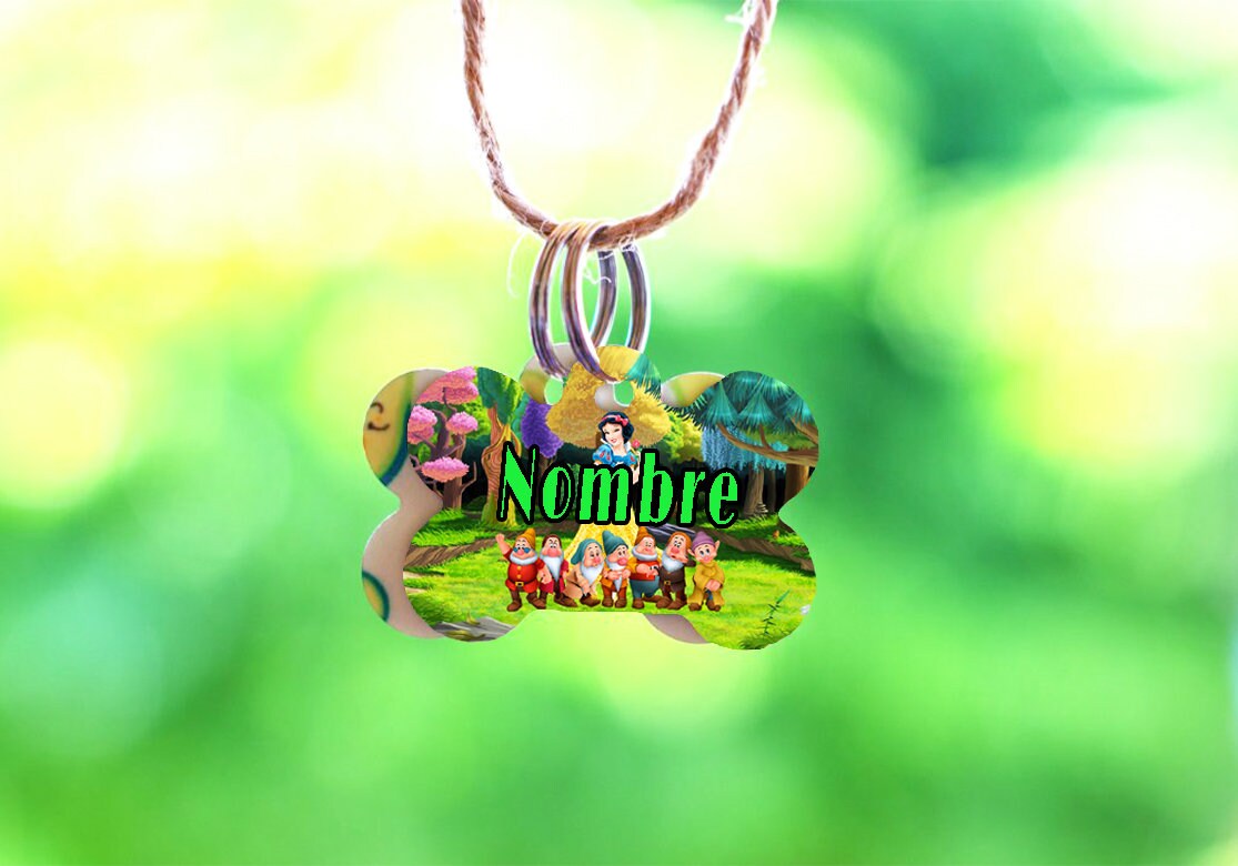 Chapas identificativas personalizadas para mascotas diseños Disney - Imagen 4