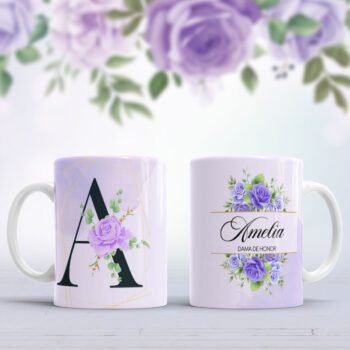 Tazas personalizadas con diseños para las Damas de Honor