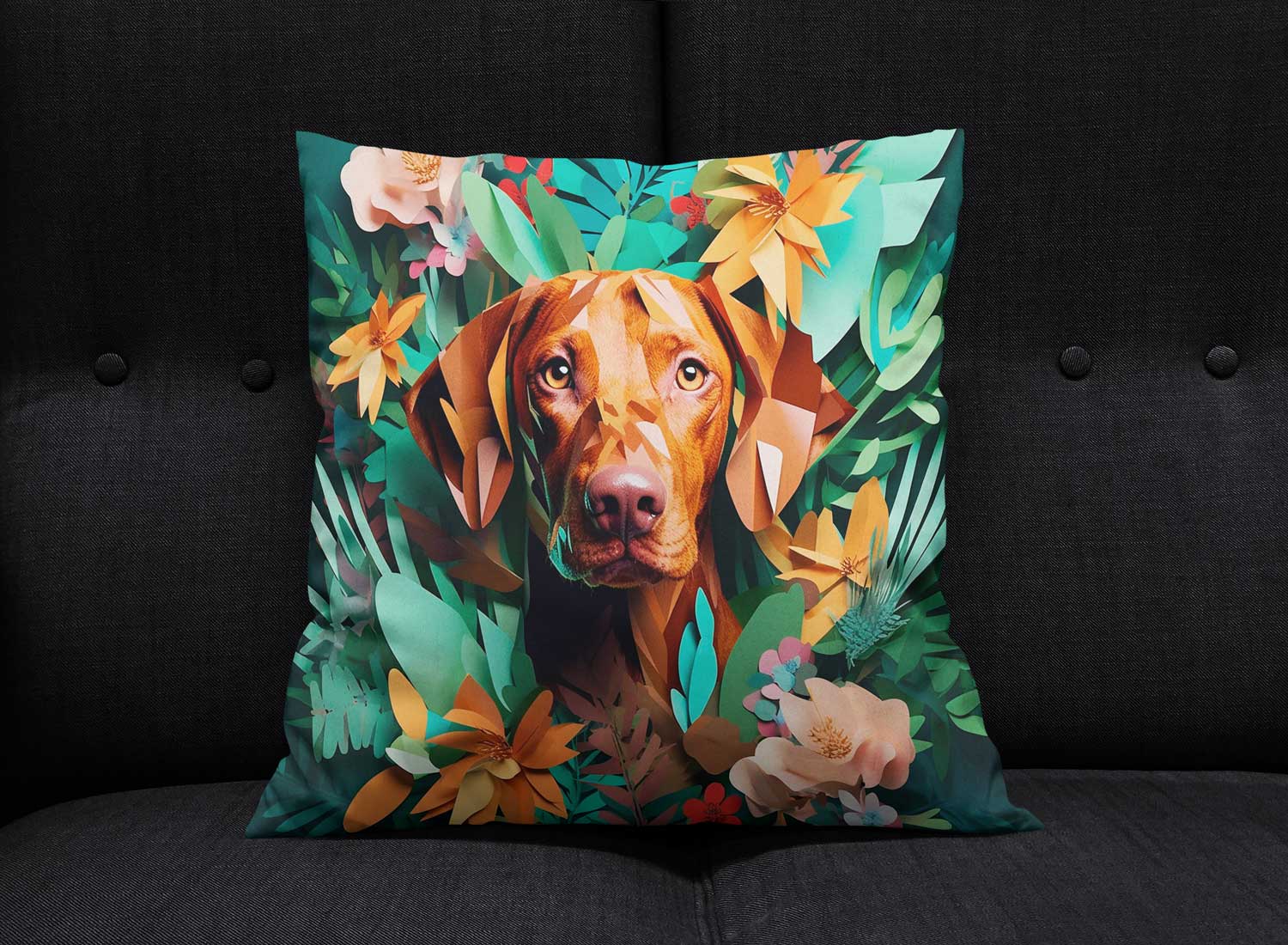 Cojin diseño de perros 3D - Imagen 5