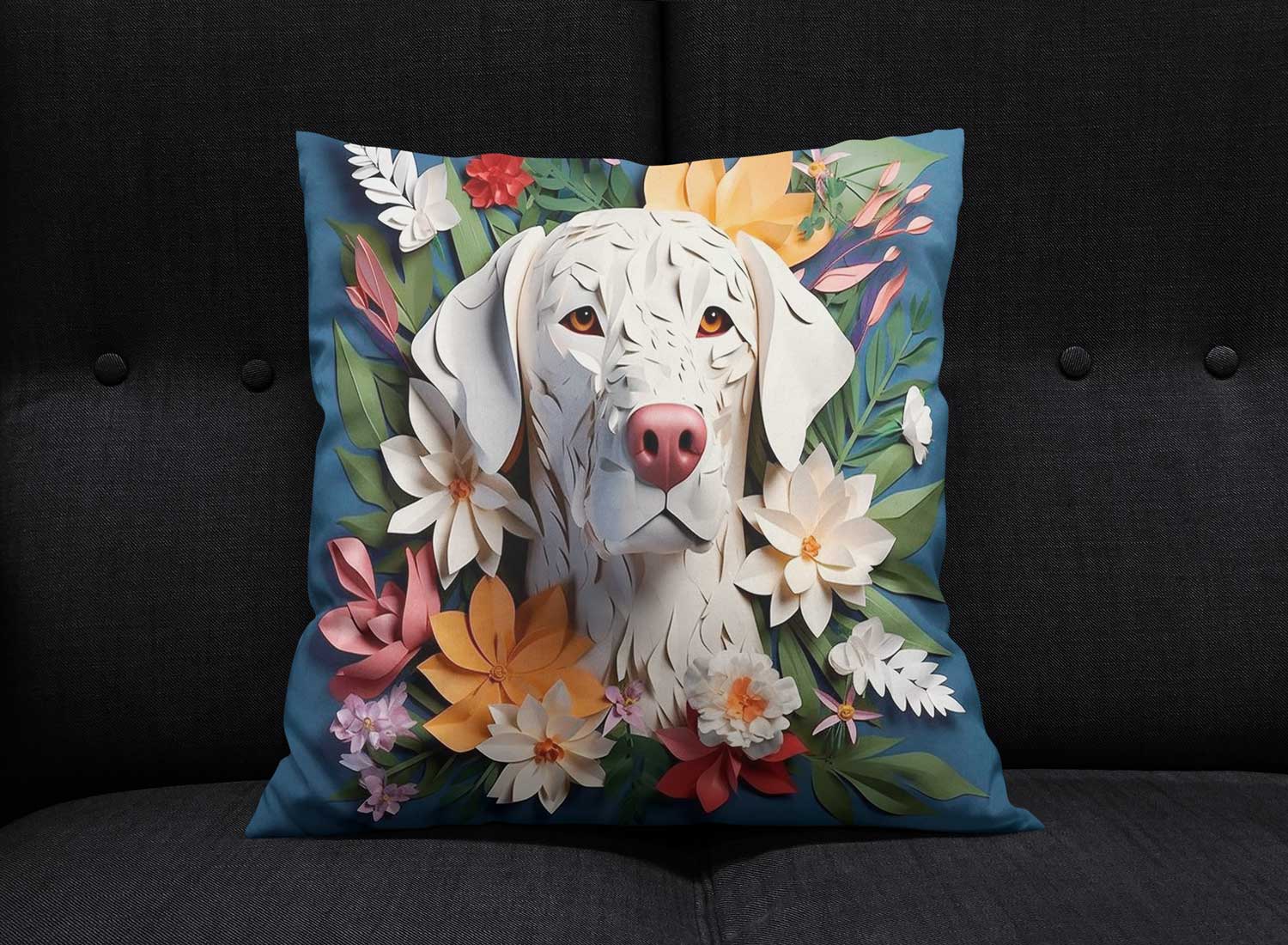 Cojin diseño de perros 3D - Imagen 7