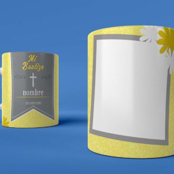 Tazas con diseños regalo Bautizo