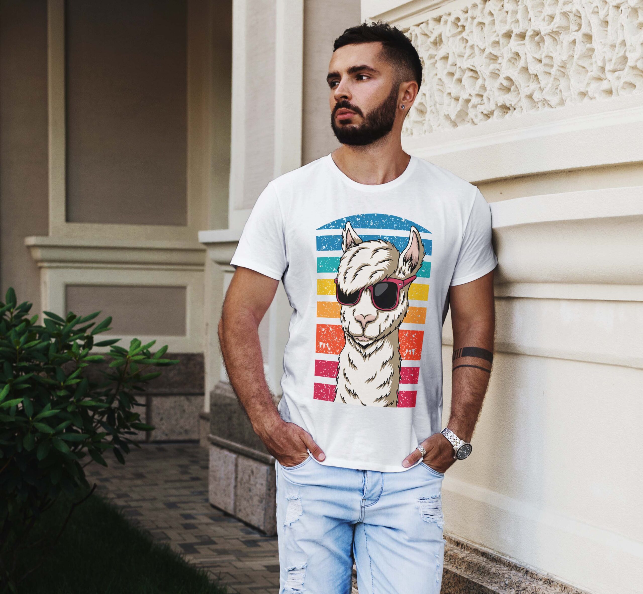 Camiseta o sudadera diseño de llama colorida