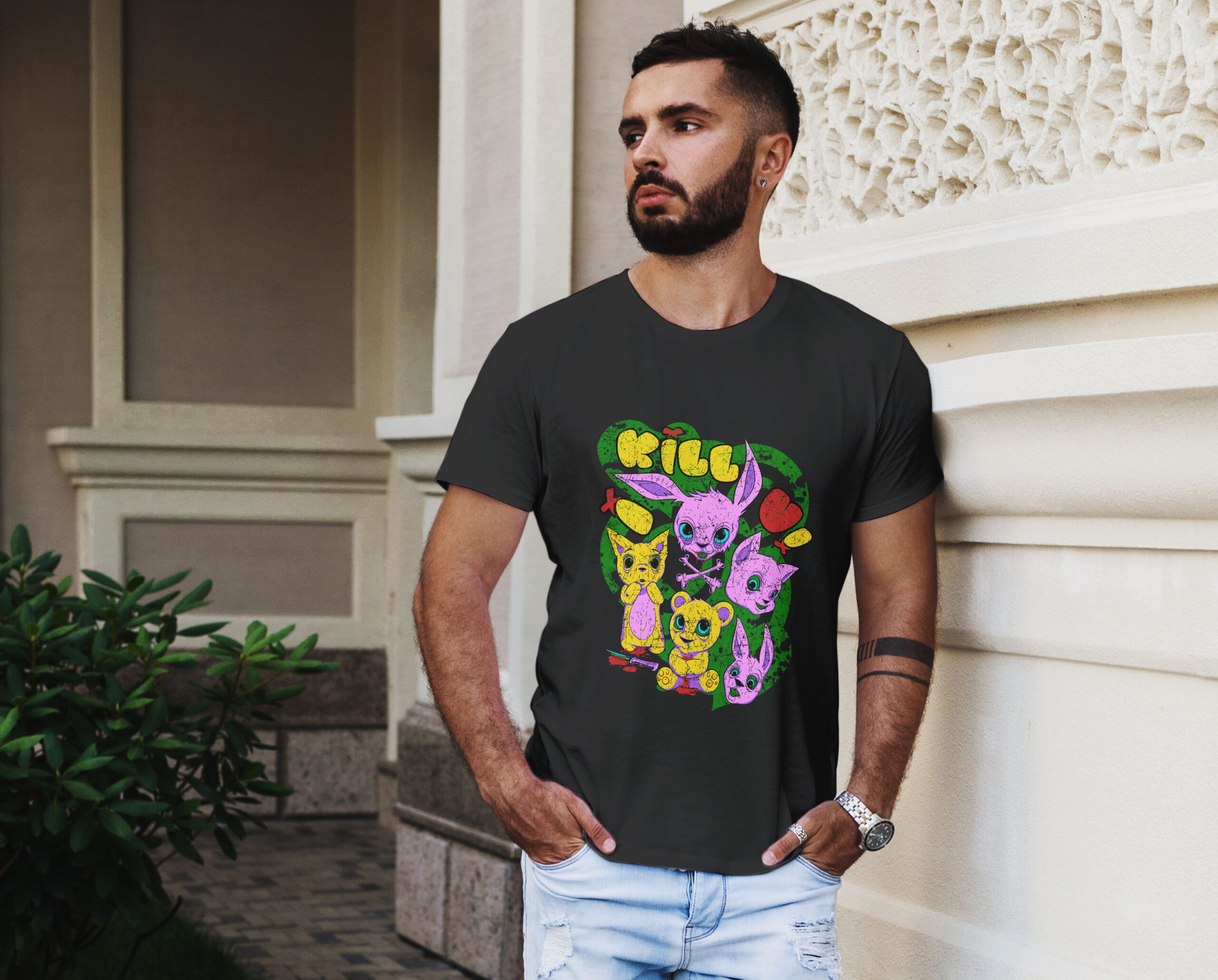 Camiseta o sudadera diseño de Animales del bosque