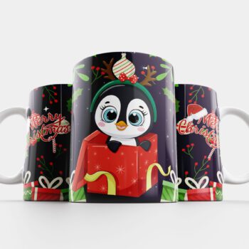 Tazas con diseños navideños