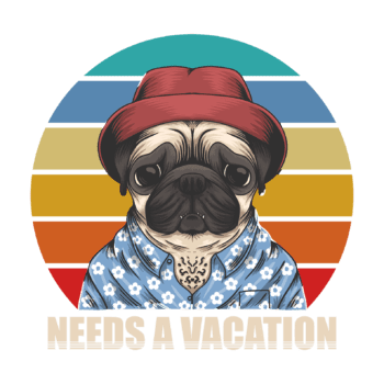 Camisetas con diseño Mr. Pug elige el tuyo