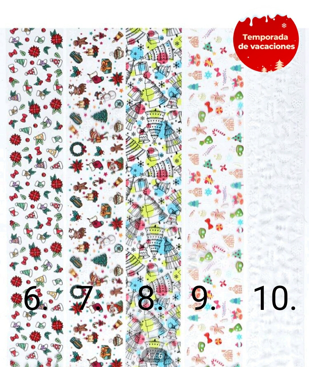 Pack Navideño para mascotas: bandana navideña + chapita navideña (resina) + gorrito - Imagen 3