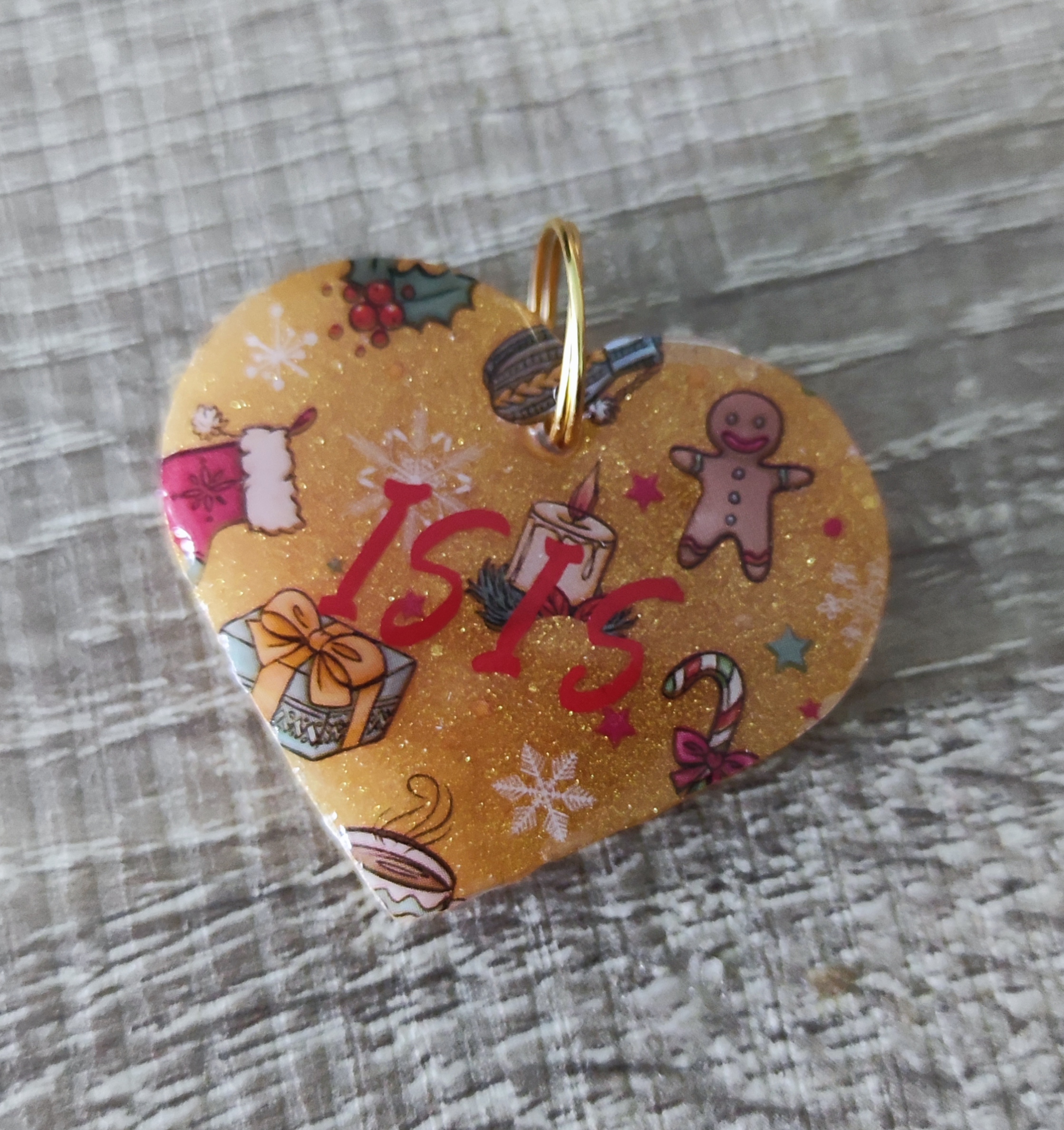 Pack Navideño para mascotas: bandana navideña + chapita navideña (resina) + gorrito - Imagen 9