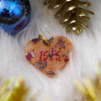 Chapa identificativa de resina para mascotas: DISEÑOS NAVIDEÑOS