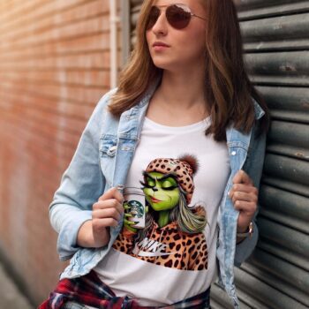 Camisetas especial Navidad del Grinch chica
