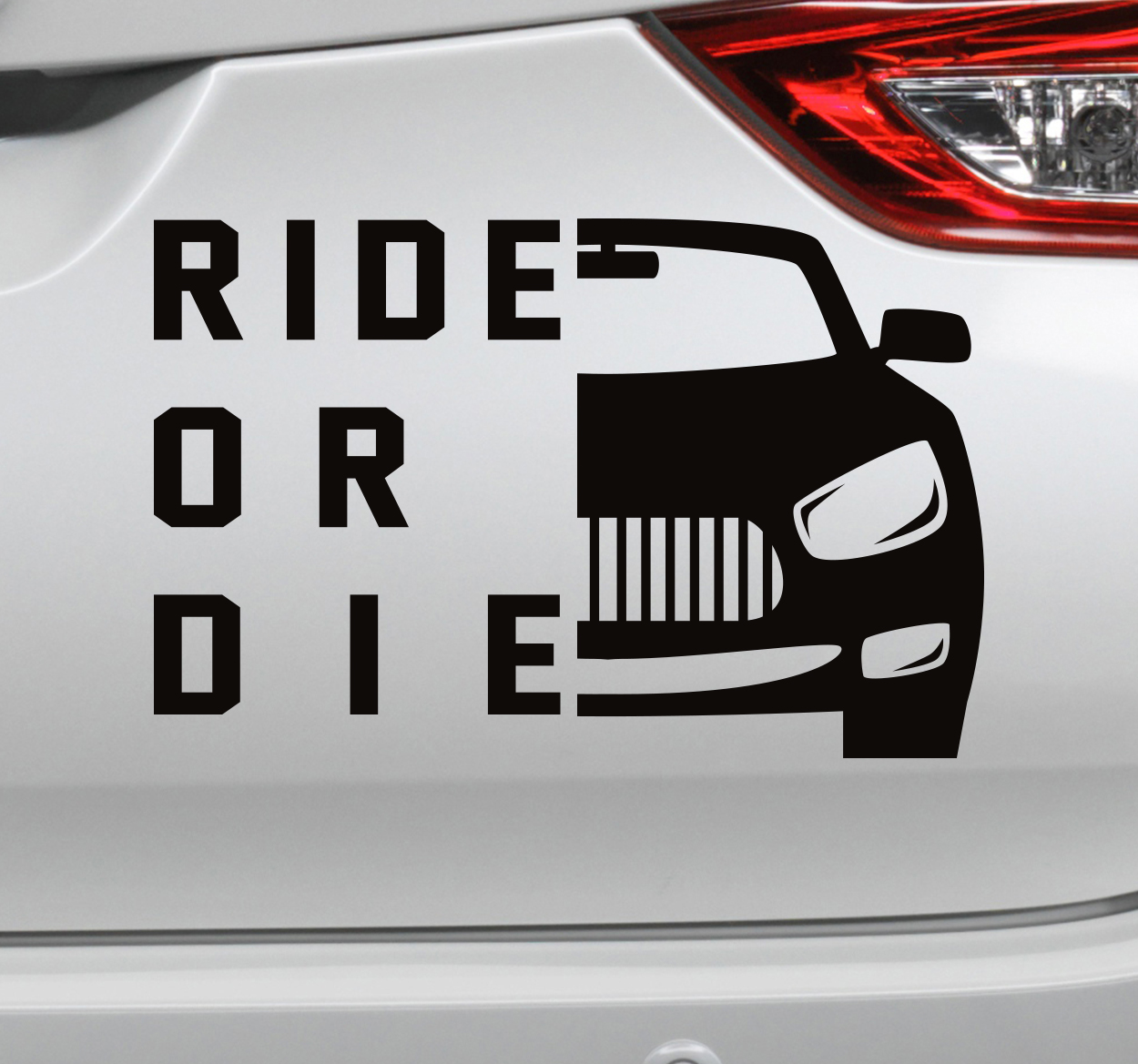 Vinilo para coche "Ride or Die"