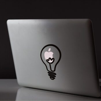 Vinilo para portátil "Bombilla"