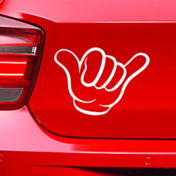 Vinilo para coche "Mano de chill"