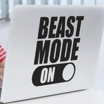 Vinilo para portátil "Beast Mode"