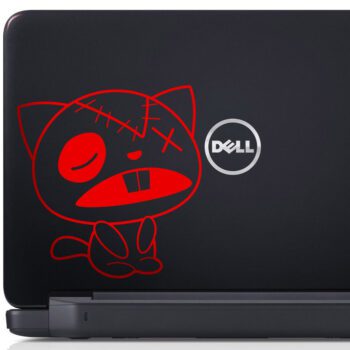 Vinilo para portátil "Gato de trapo"