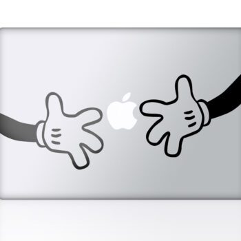 Vinilo para portátil "Abrazo Mickey"