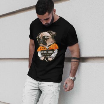 Camiseta diseño del Pug Malote