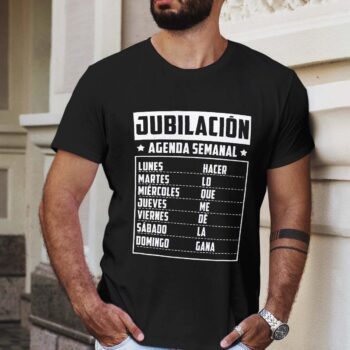 Camiseta o sudadera graciosa sobre la agenda del jubilado