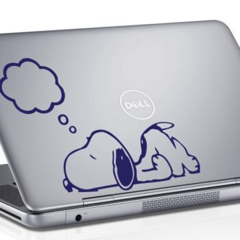 Vinilo para portátil "Snoopy"
