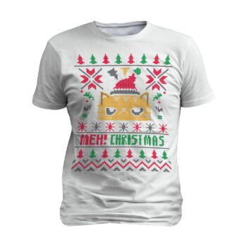 Camiseta diseño retro navideño de Meh chrismast