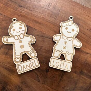 Decoración navideña de madera especial niños