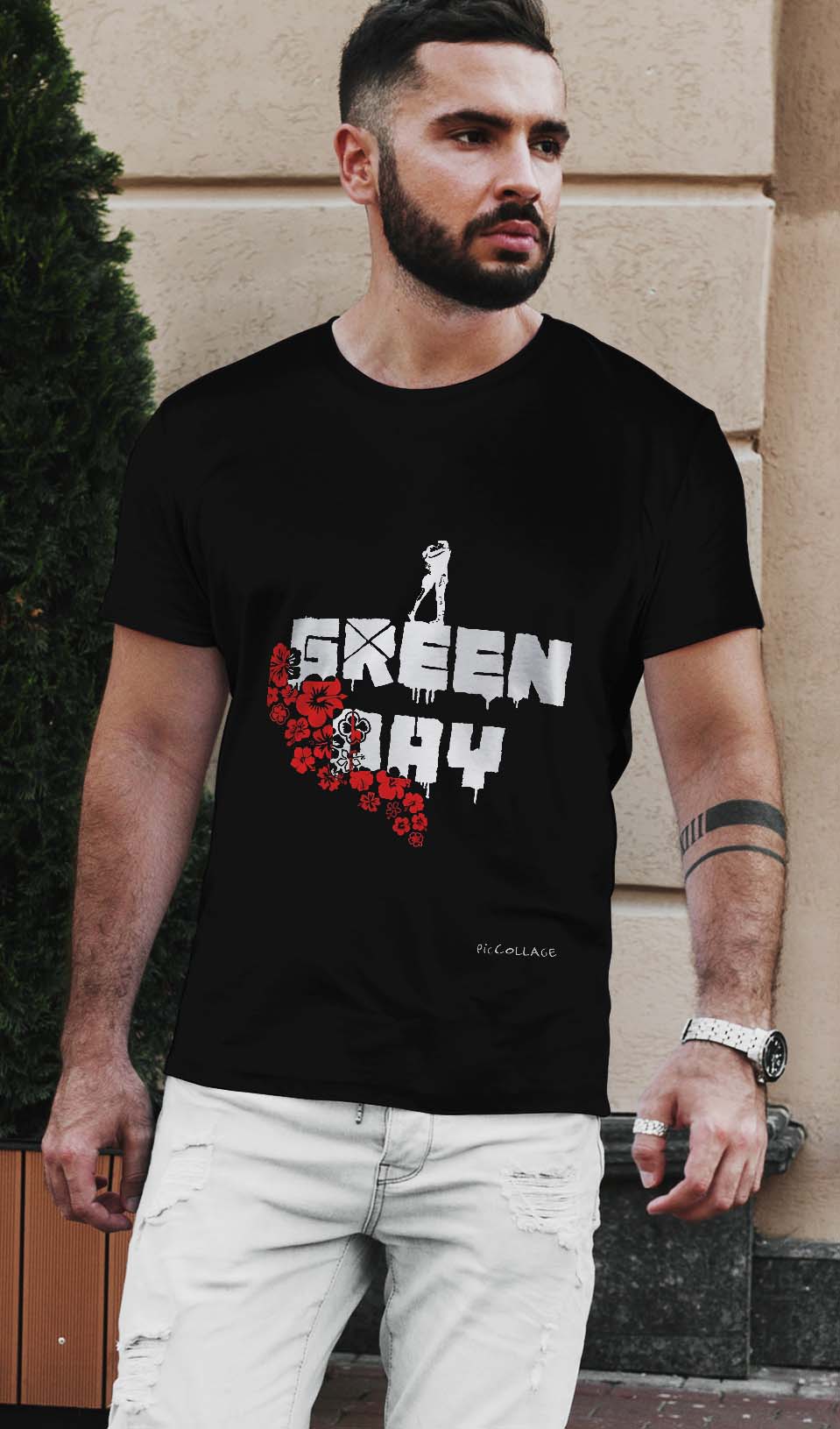 Camisetas y Sudaderas con Diseño Exclusivo de Green Day - Imagen 2
