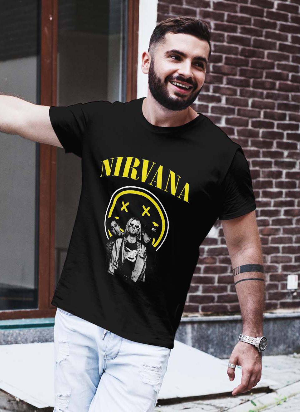 ¡Viste con la Esencia Grunge! Camisetas y Sudaderas con el Espíritu de Nirvana - Imagen 5