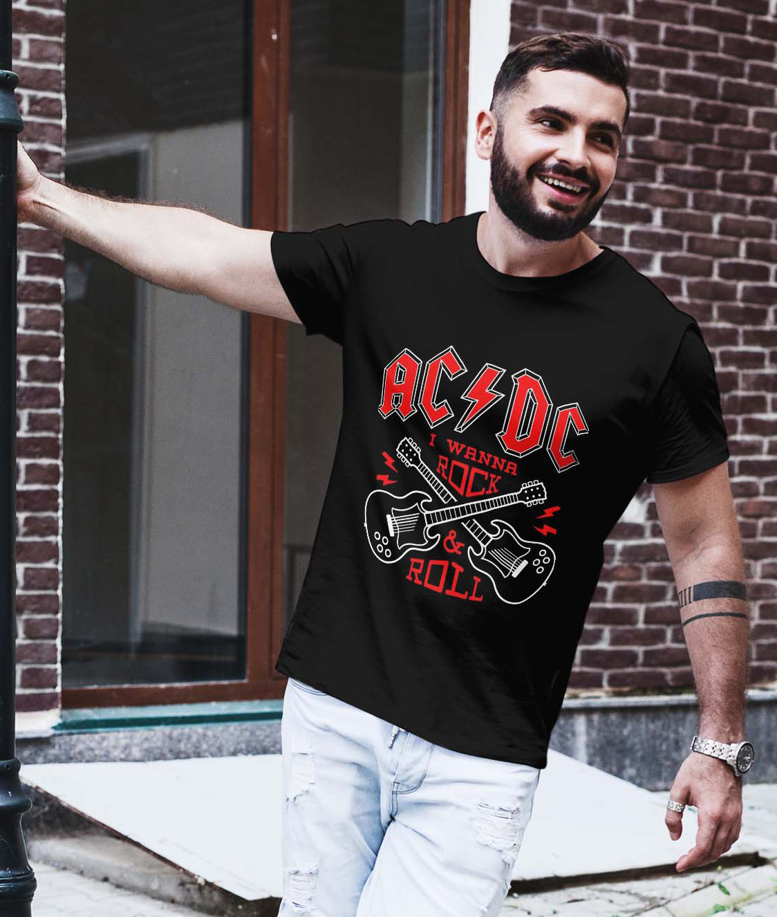 Camiseta o sudadera con diseño del grupo AC/DC - Imagen 3