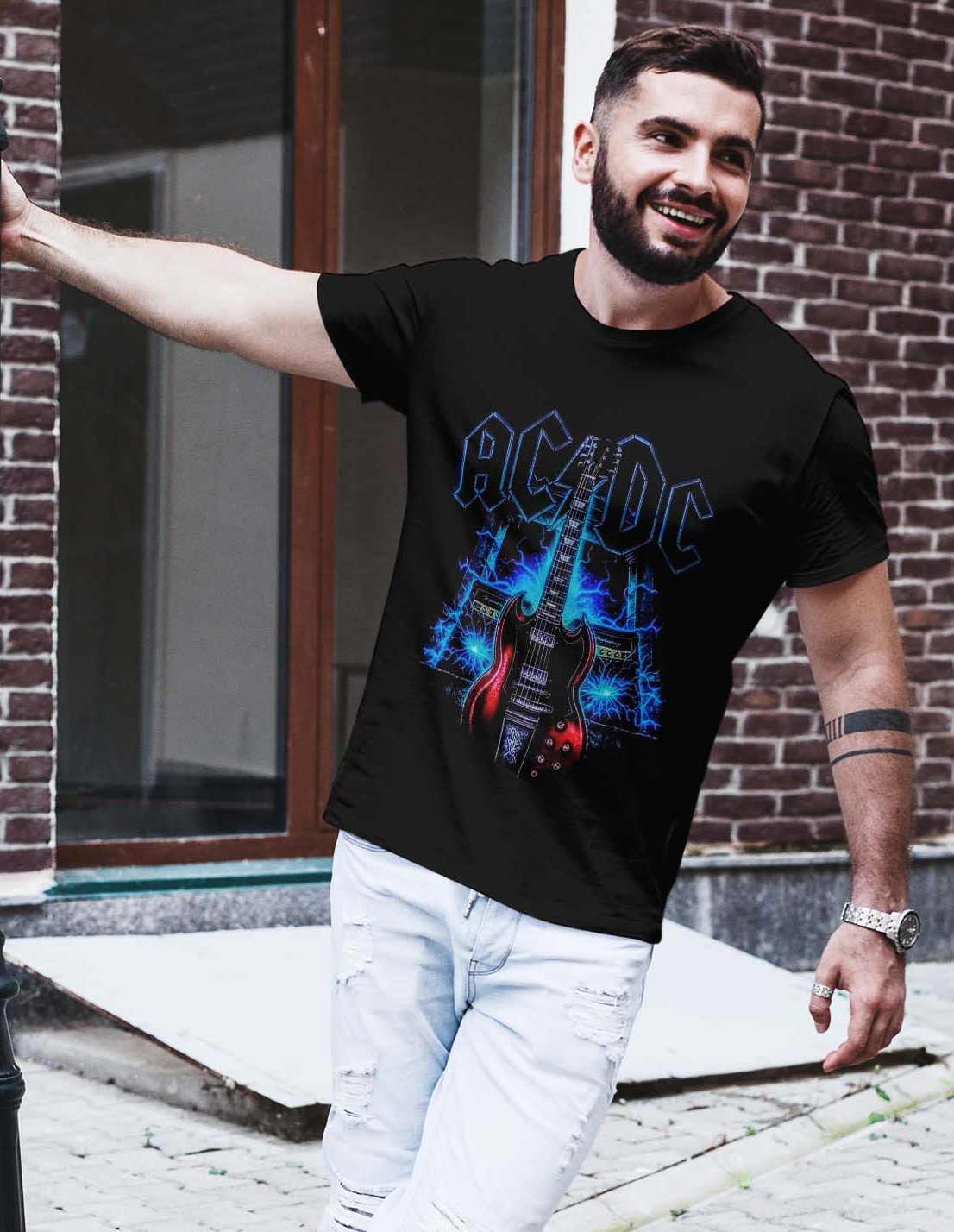 Camiseta o sudadera con diseño del grupo AC/DC - Imagen 4