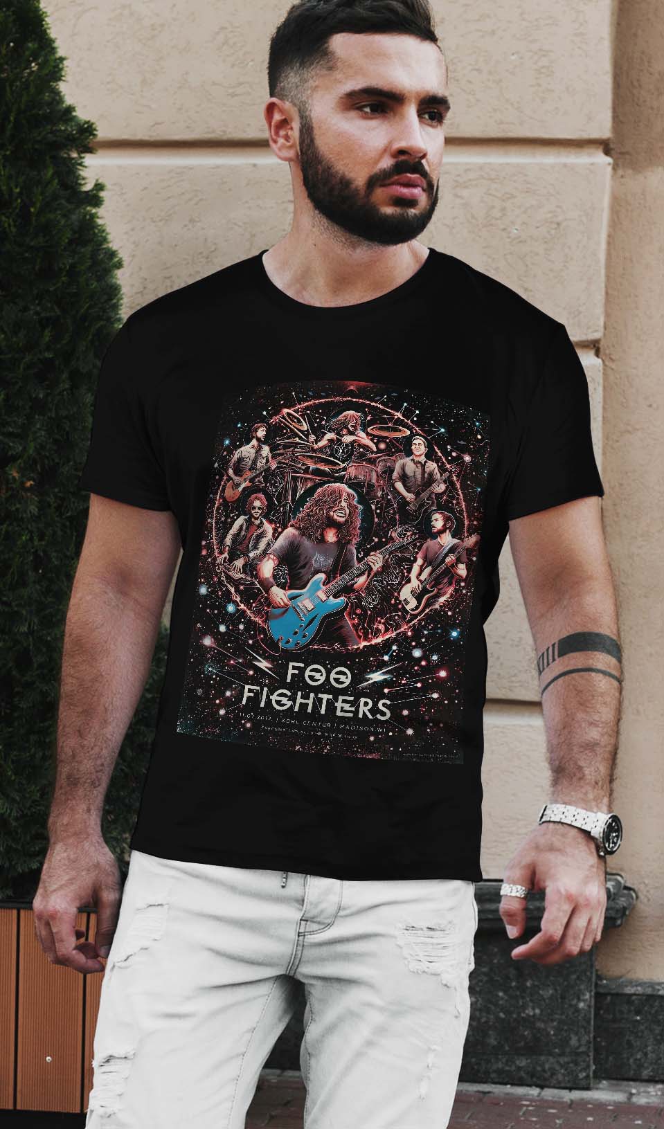 Camiseta o sudadera con diseño del grupo Foo Fighter