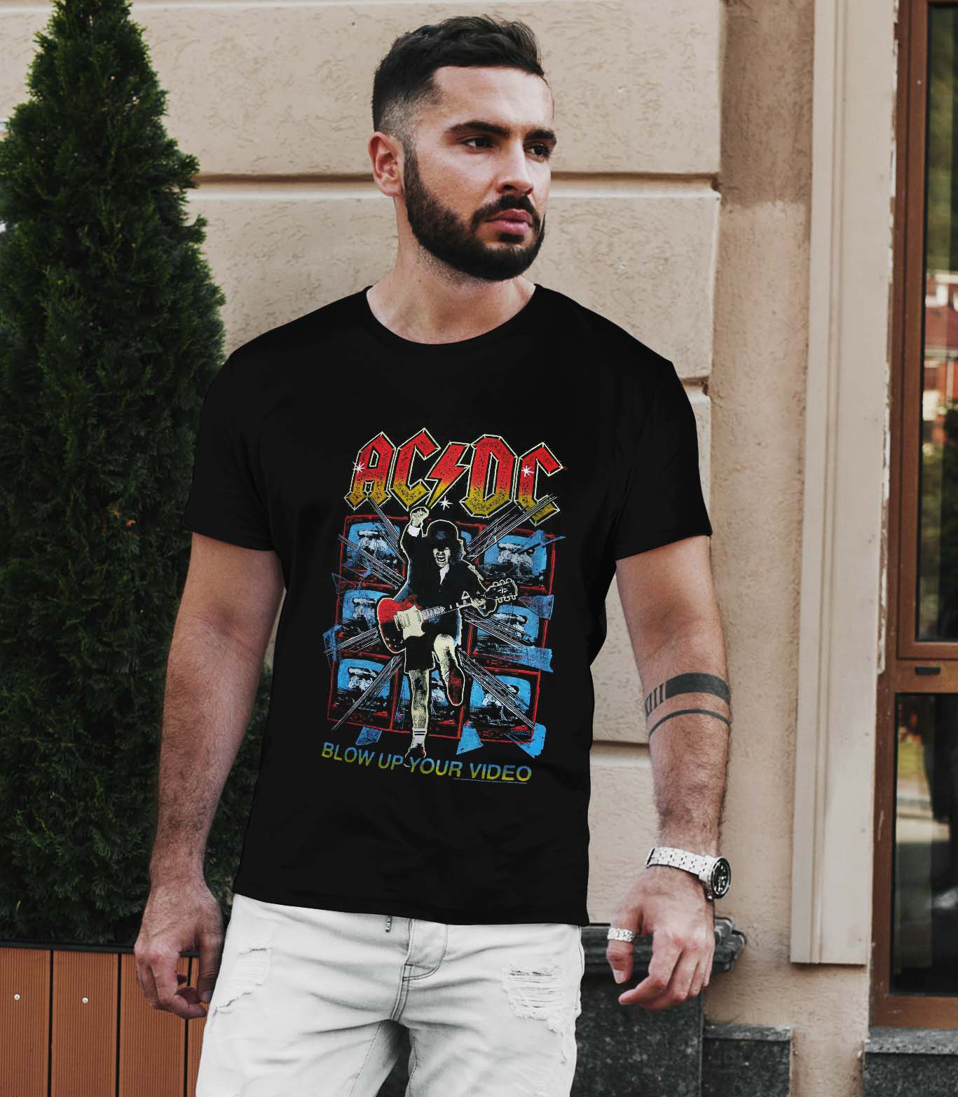 Camiseta o sudadera con diseño del grupo AC/DC