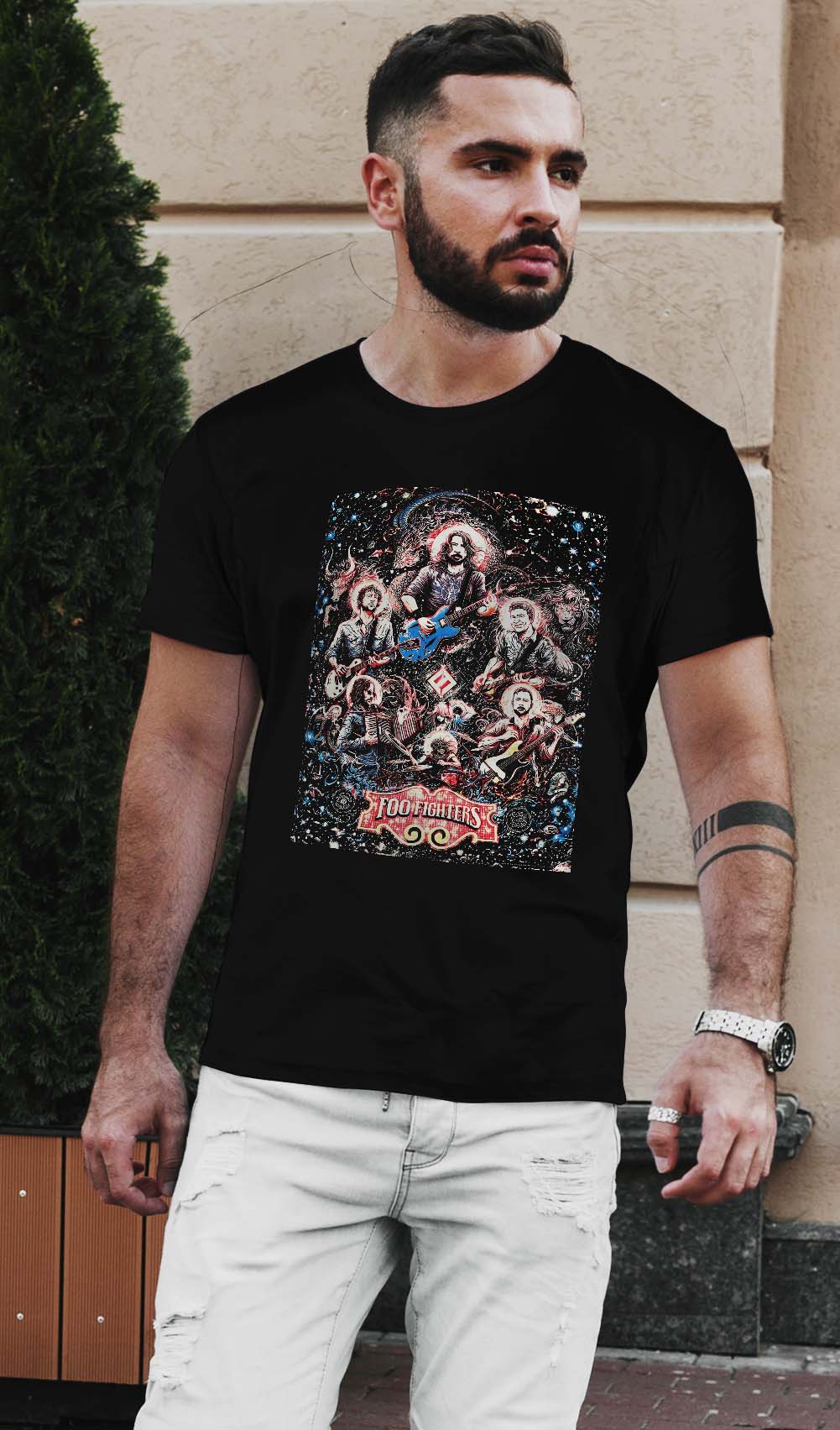 Camiseta o sudadera con diseño del grupo Foo Fighter - Imagen 2