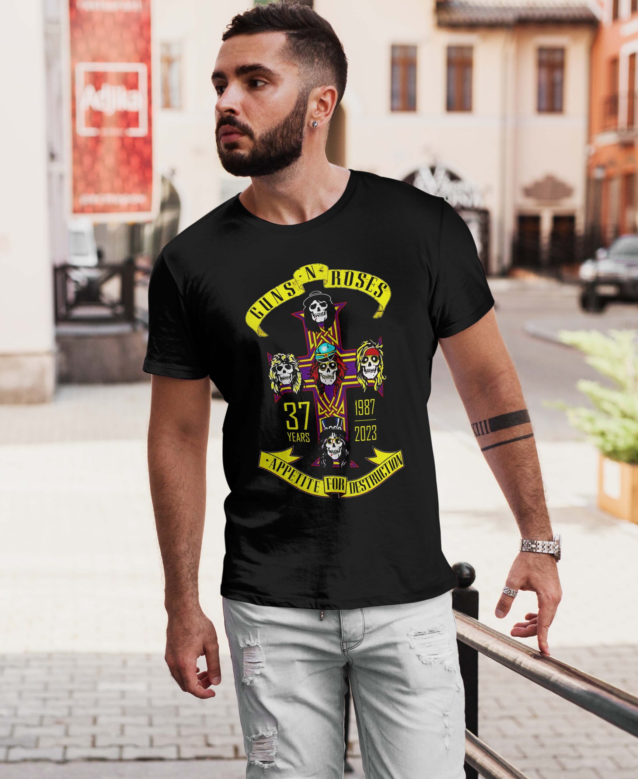 ¡Rockea con Estilo! Camisetas y Sudaderas con el Espíritu de Guns N' Roses