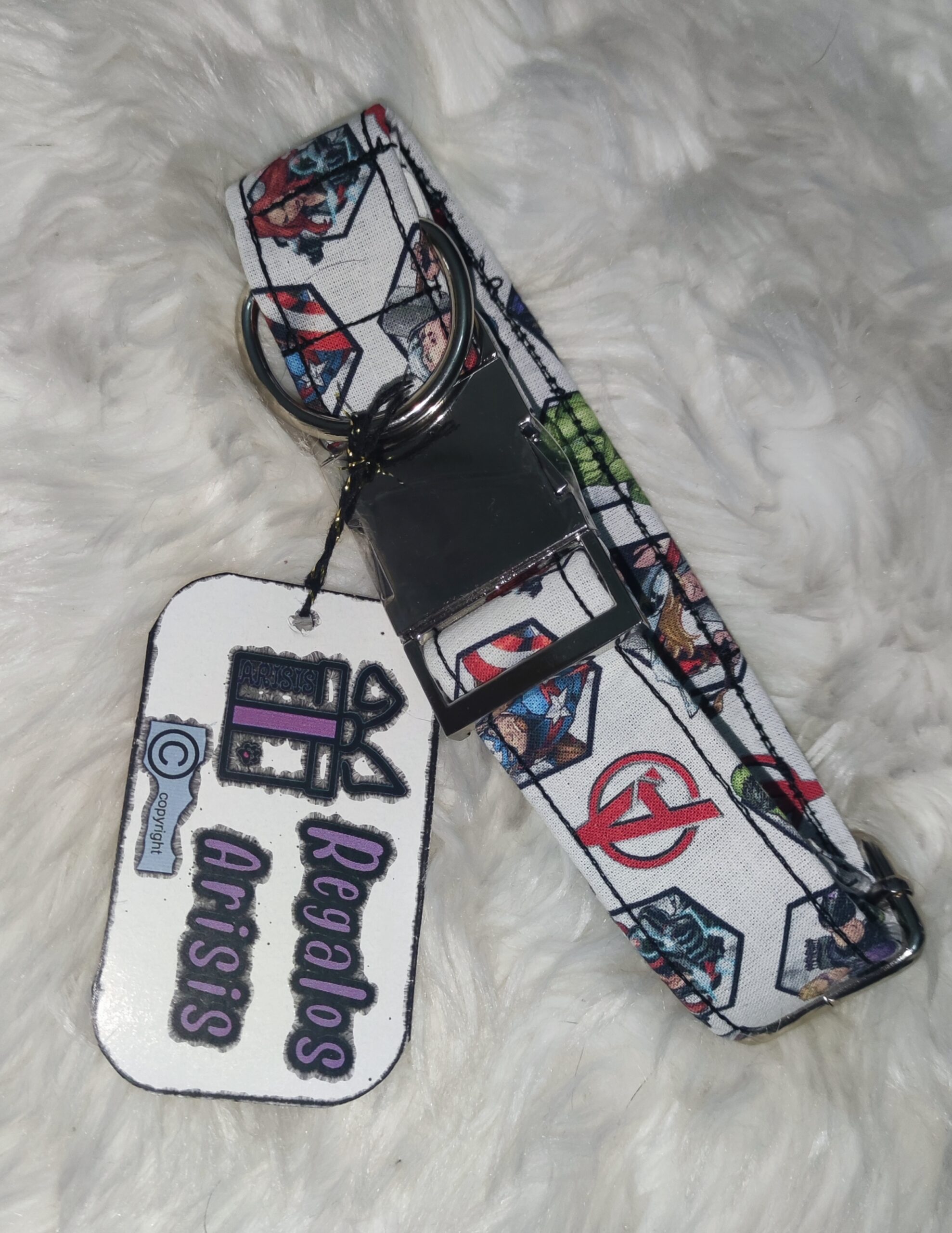 Collar para perro tipo click diseño Avengers - Imagen 2